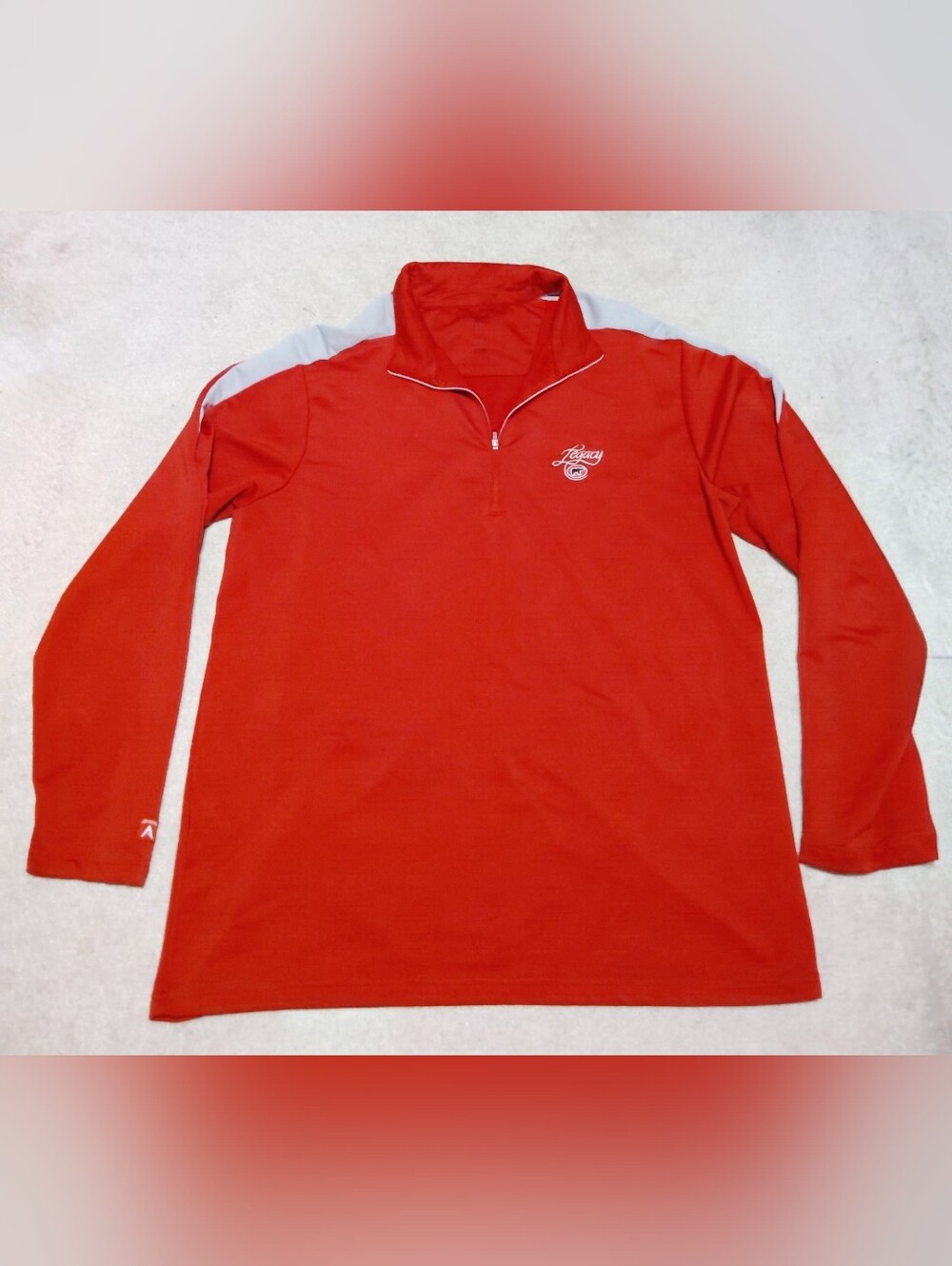antigua Red Long Sleeves Shirt For Men Size L